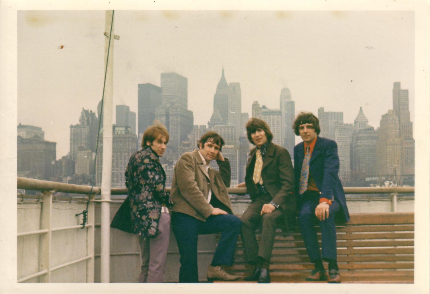 The Troggs sailing home from New York